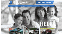 Desktop Screenshot of flicklawfirm.com