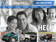 Tablet Screenshot of flicklawfirm.com